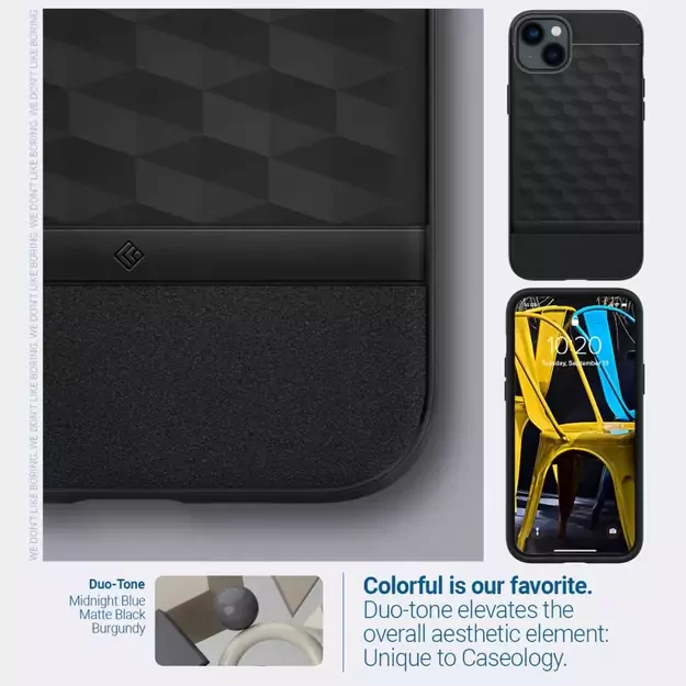 Caseology Parallax Mag MagSafe iPhone 14 Plus Case - Matte Black 20