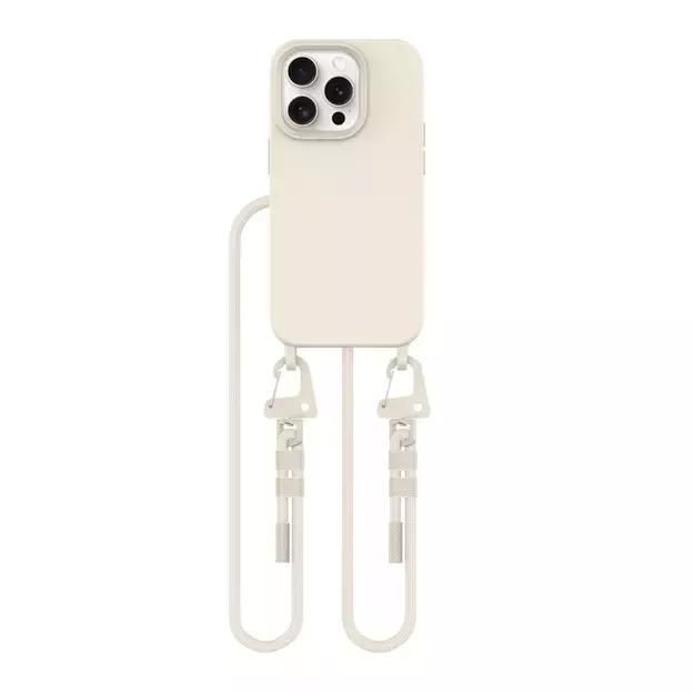 Tech-Protect MagNecklace MagSafe iPhone 15 Pro Case - Beige 6