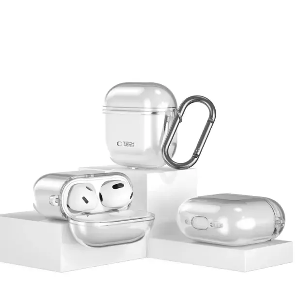 Tech-Protect FLEXAir Case for Apple AirPods 4 - Transparent 2