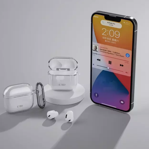 Tech-Protect FLEXAir Case for Apple AirPods 4 - Transparent 4