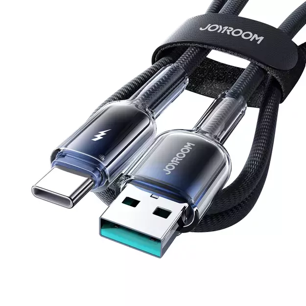 Joyroom S-A42 Crystal-Clear Series 3A USB-A - USB-C cable 1.2m - black 17