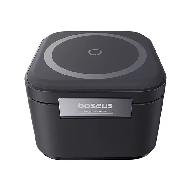 Baseus MagPro 3in1 25W MagSafe Compatible Inductive Charger for Phone and Smartwatch - Black 4