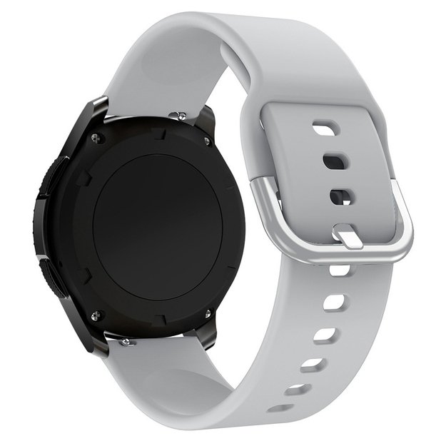 Silicone Strap TYS band for Samsung Galaxy Watch 40 / 41 / 42 / 43 / 44 mm - gray