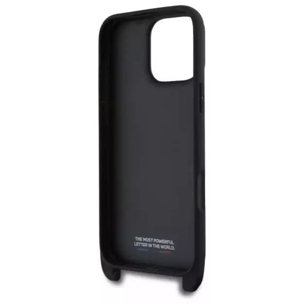 BMW M Edition Carbon Stripe &amp  Strap Case for iPhone 16 Pro Max - Black 5