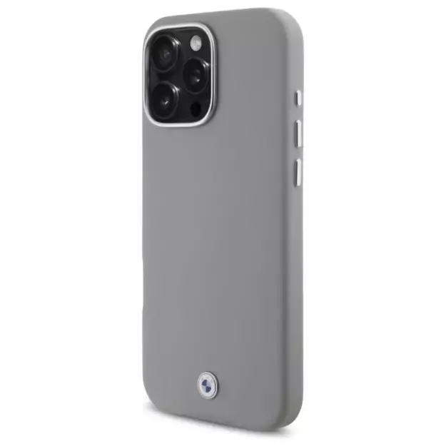 BMW Sign Full Wrapped Metal MagSafe Case for iPhone 16 Pro Max - Gray 8
