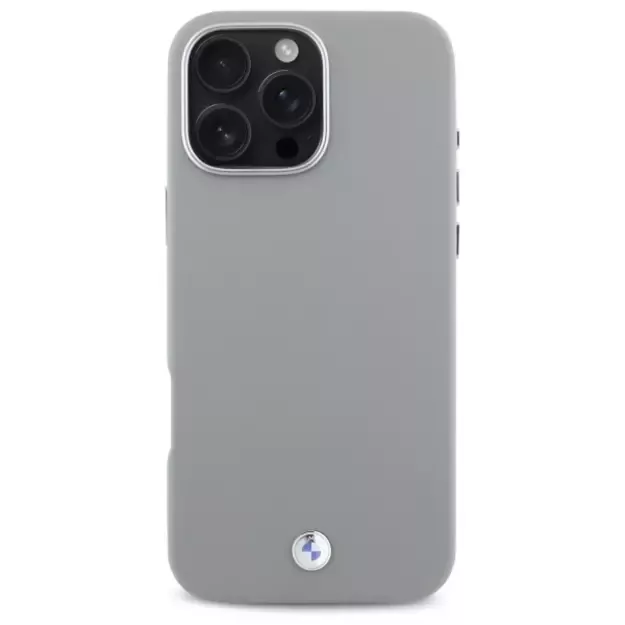 BMW Sign Full Wrapped Metal MagSafe Case for iPhone 16 Pro Max - Gray 9