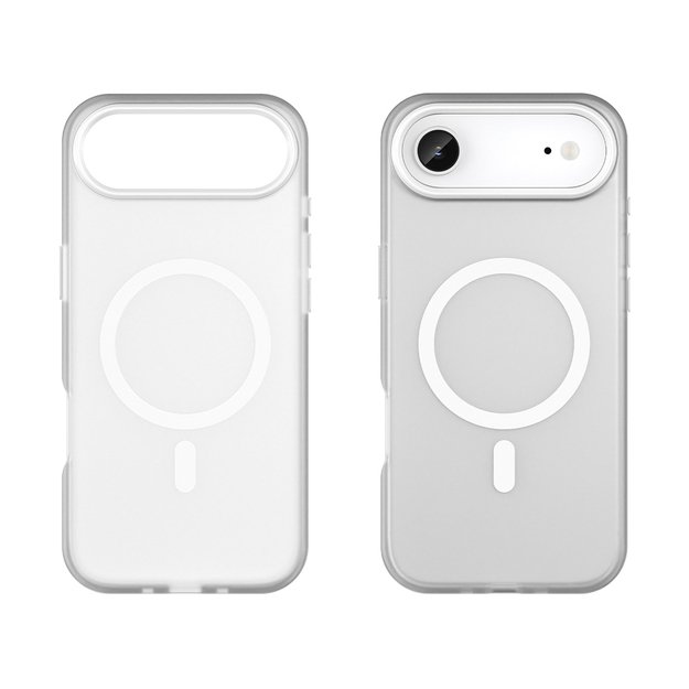 Magnetic Abrasive iPhone 17 Air Case Compatible with MagSafe - Matte White 1