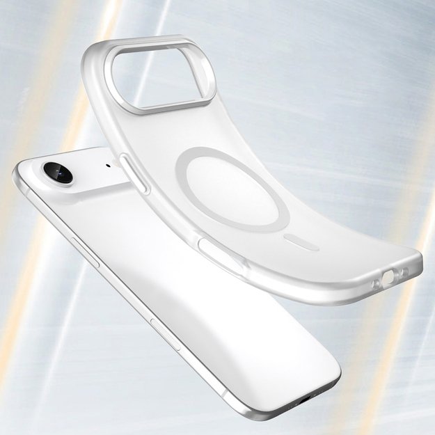Magnetic Abrasive iPhone 17 Air Case Compatible with MagSafe - Matte White 4