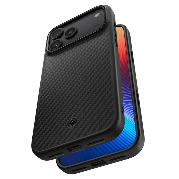 Spigen Enzo Aramid &quot T&quot  MagSafe case for iPhone 17 Pro - black 6