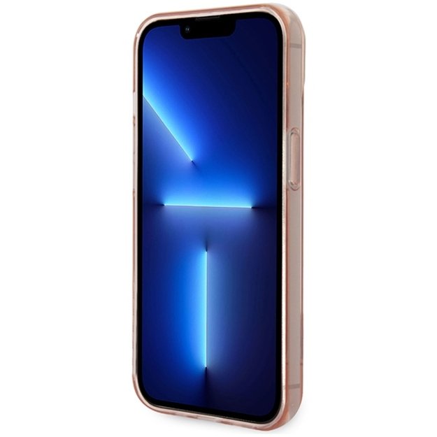Guess GUHCP14SHGCOP iPhone 14 6.1 &quot pink / pink hardcase Translucent 4