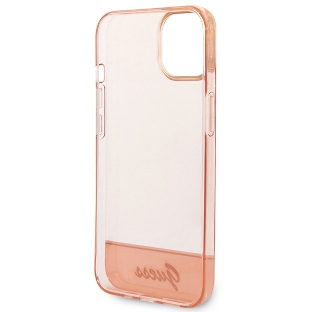 Guess GUHCP14SHGCOP iPhone 14 6.1 &quot pink / pink hardcase Translucent 6