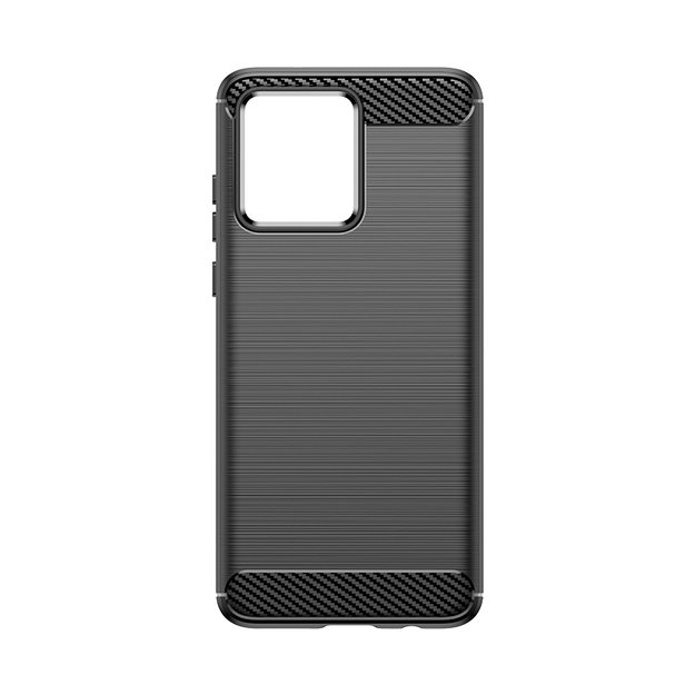 Carbon Case for Motorola Moto G84 - black 2