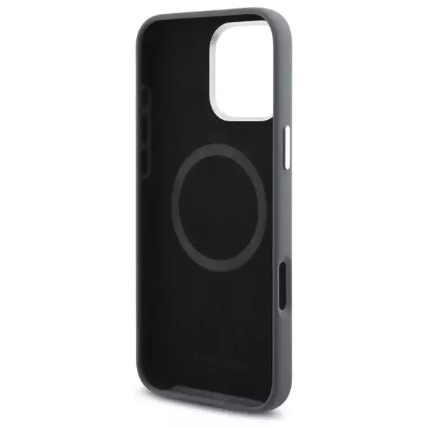 Mercedes Silicone Vertical Tonal Stripes MagSafe Case for iPhone 16 Pro Max - Gray 9