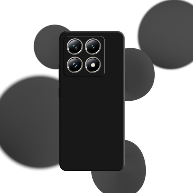 3mk Silicone Case for Xiaomi 14T Pro - black 1