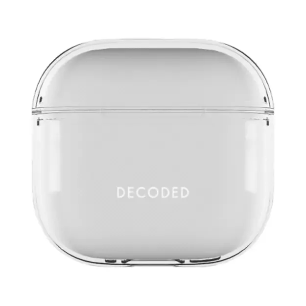 Decoded Silicone Aircase for AirPods 4 - Transparent