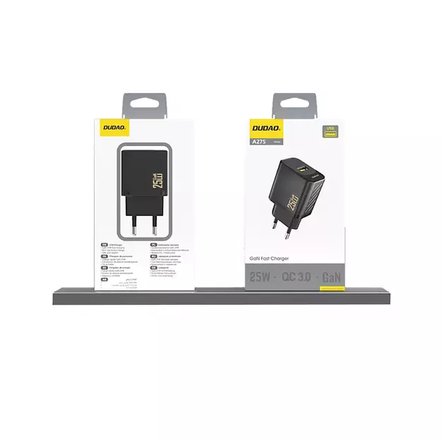 Dudao A27S 25W GaN USB-A Charger - White 3