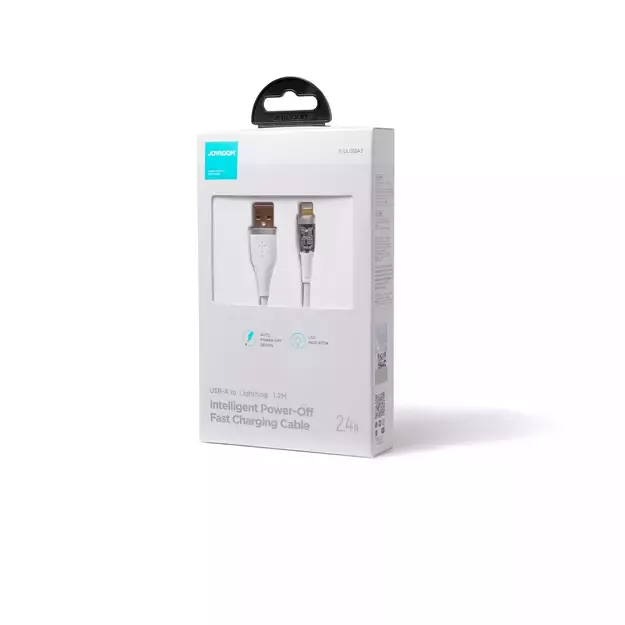 Joyroom Star-Cloud Series A3 USB-A / Lightning Cable 2.4A 1.2m with Smart Switch - White 4