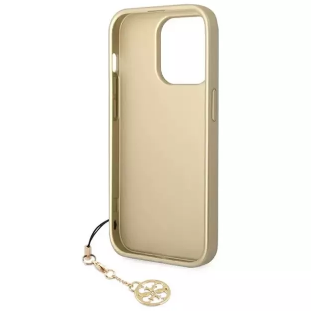 Guess GUHCP14LGF4GBR iPhone 14 Pro 6.1 &quot brown / brown hardcase 4G Charms Collection 11