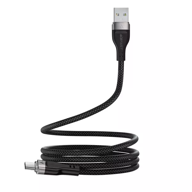 Acefast C11-04 USB-A - USB-C 3A Cable 1.2m Magnetic Braid - Black 11