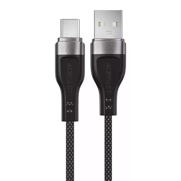 Acefast C11-04 USB-A - USB-C 3A Cable 1.2m Magnetic Braid - Black