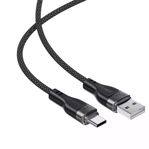 Acefast C11-04 USB-A - USB-C 3A Cable 1.2m Magnetic Braid - Black 10
