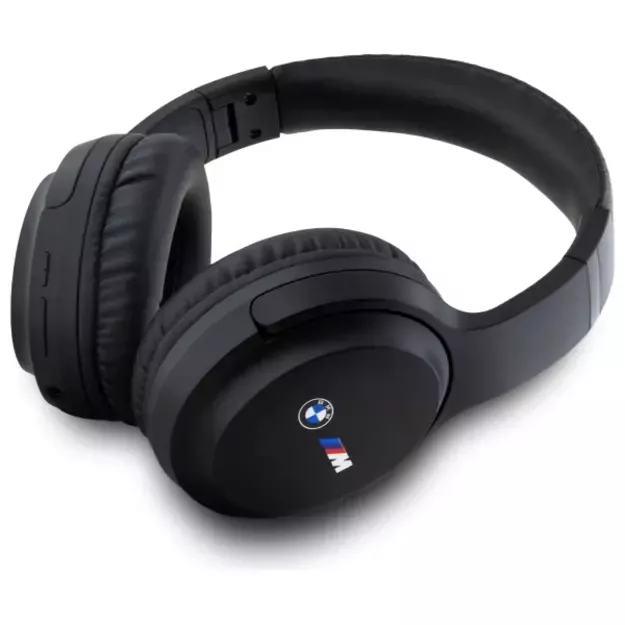 BMW Bluetooth ENC Headphones BMBHMIAV27MBCTK Black/Black Printed Logos 1