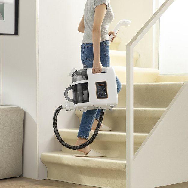 UWANT B200 12000Pa 1900W washing vacuum cleaner with Deep Cleaning steam cleaning function + steam nozzle - white 35