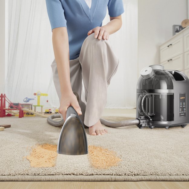 UWANT B200 12000Pa 1900W washing vacuum cleaner with Deep Cleaning steam cleaning function + steam nozzle - white 29