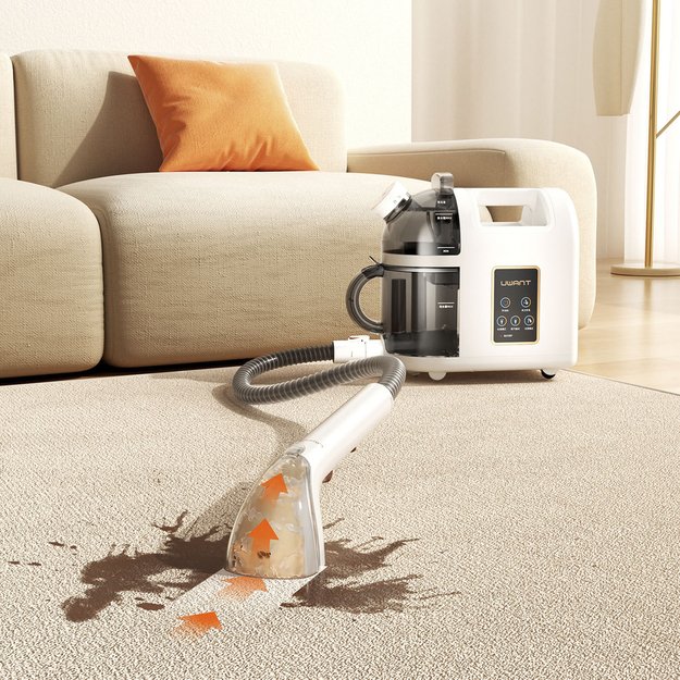 UWANT B200 12000Pa 1900W washing vacuum cleaner with Deep Cleaning steam cleaning function + steam nozzle - white 30