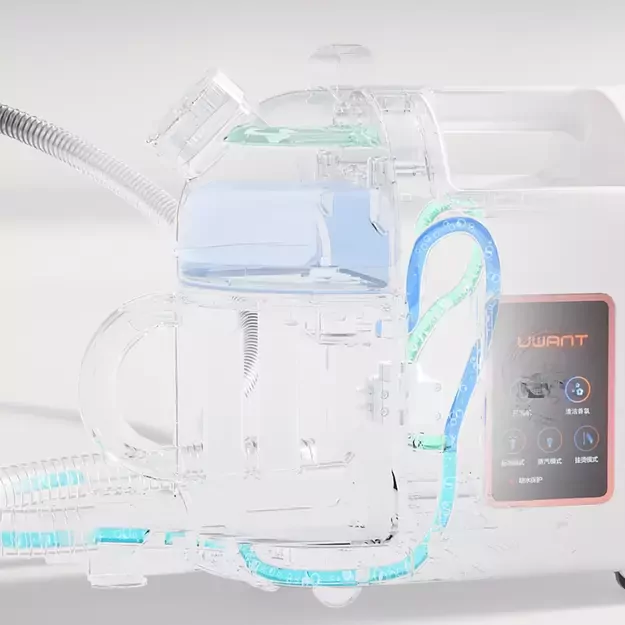 UWANT B200 12000Pa 1900W washing vacuum cleaner with Deep Cleaning steam cleaning function + steam nozzle - white 18