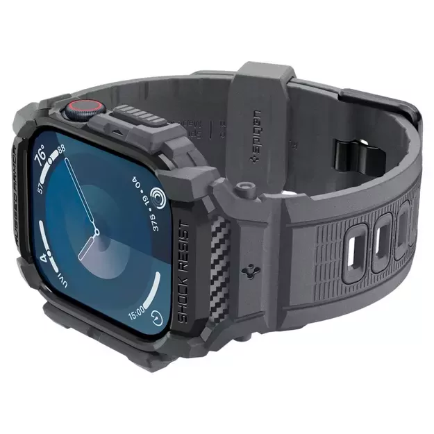 Spigen Rugged Armor Case for Apple Watch 10 46mm - Gray 3