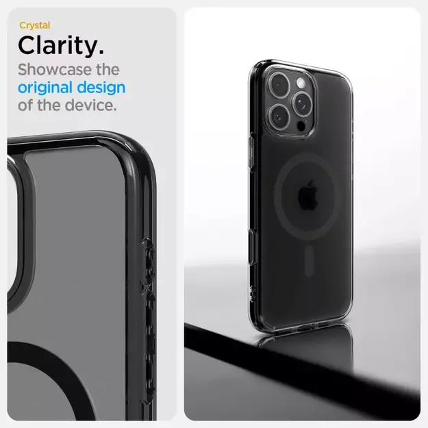 Spigen Ultra Hybrid &quot T&quot  MagSafe Case for iPhone 16 Pro Max - Black 5