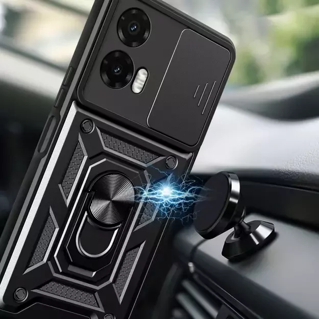 Tech-Protect CamShield Pro Case for Motorola Moto G35 5G - Black 4