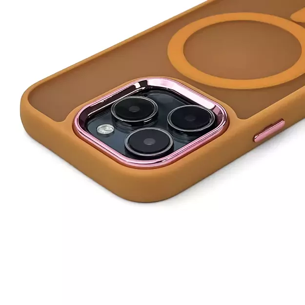Wozinsky Fashion Case with MagSafe for Samsung Galaxy S24 FE - Orange 3