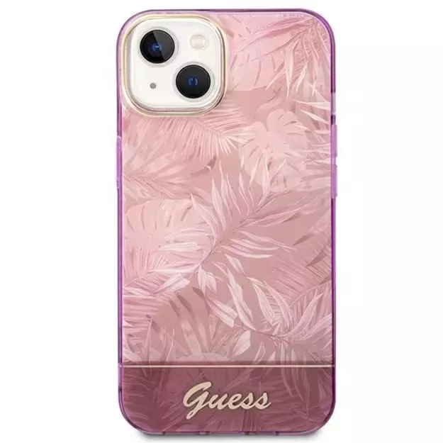 Guess GUHCP14MHGJGHP iPhone 14 Plus 6.7 &quot pink / pink hardcase Jungle Collection 8