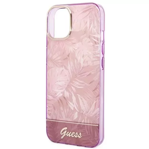 Guess GUHCP14MHGJGHP iPhone 14 Plus 6.7 &quot pink / pink hardcase Jungle Collection 11