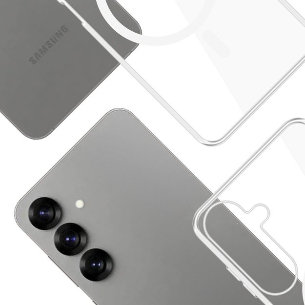 3mk Clear MagCase for Samsung Galaxy S25 - transparent 13