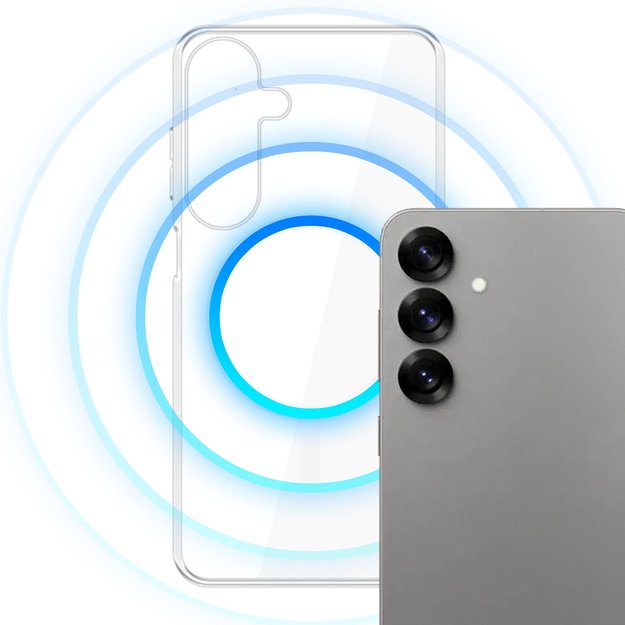 3mk Clear MagCase for Samsung Galaxy S25 - transparent 10