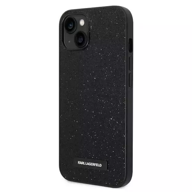 Karl Lagerfeld KLHCP14MG2ELK iPhone 14 Plus 6.7 &quot hardcase black / black Glitter Plaque Logo 8