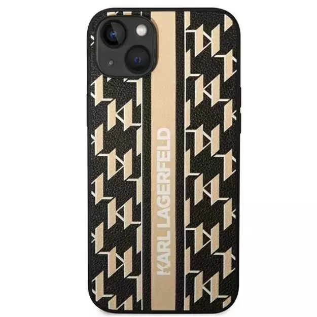 Karl Lagerfeld KLHCP14MPGKLSKW iPhone 14 Plus 6,7 &quot hardcase brown / brown Monogram Stripe 2