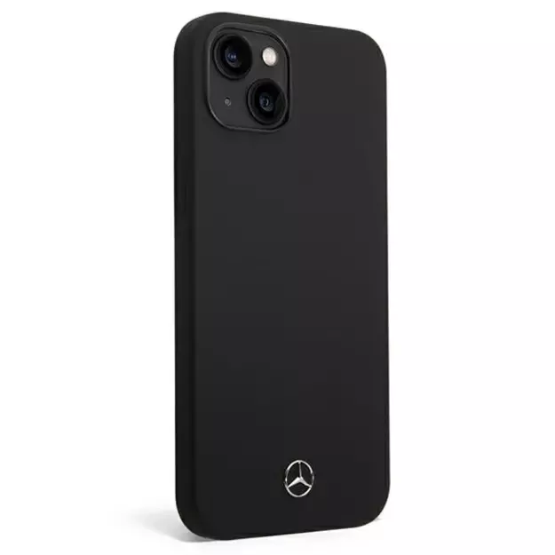 Mercedes Silicone Line case for iPhone 14 Plus - black 2