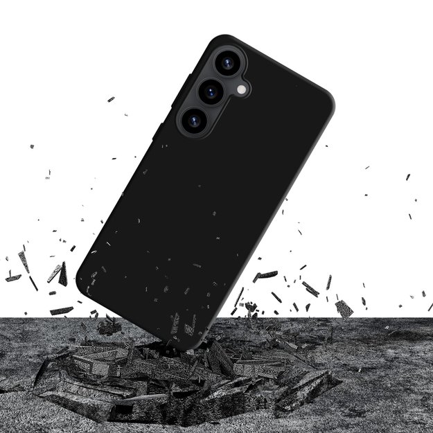 3mk Silicone Case for Samsung Galaxy S25+ - Black 1