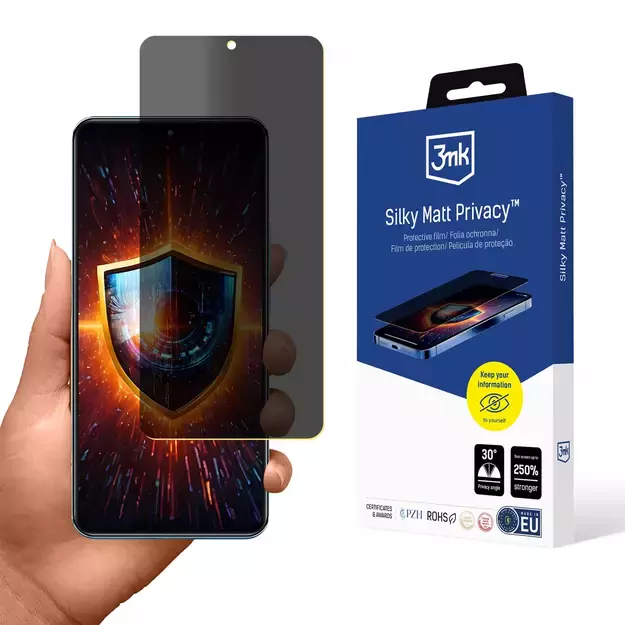 Privacy Screen Protector 3mk Silky Matt Privacy for Xiaomi 12T Pro