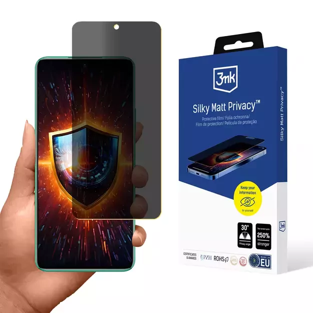 Privacy screen protector 3mk Silky Matt Privacy for Huawei Nova 12 SE