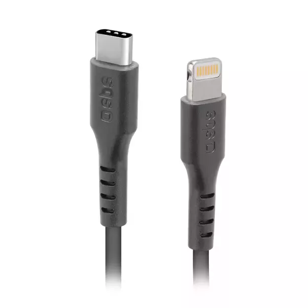 SBS TECABLELIGTC1K USB-C - Lightning cable 1m - black