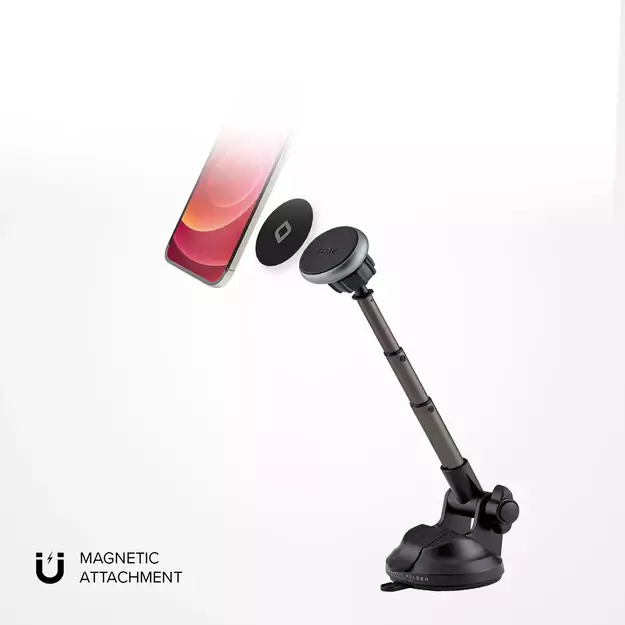 SBS TESUPMAGEXT Telescopic Smartphone Holder Compatible with MagSafe - Black 6
