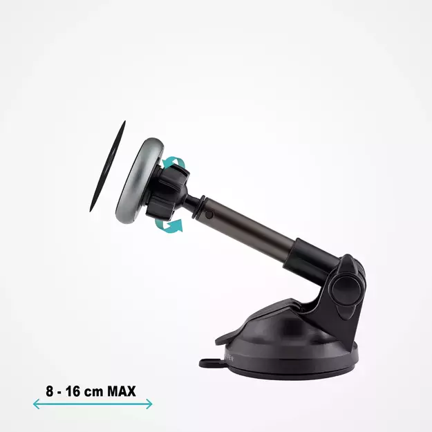 SBS TESUPMAGEXT Telescopic Smartphone Holder Compatible with MagSafe - Black 7