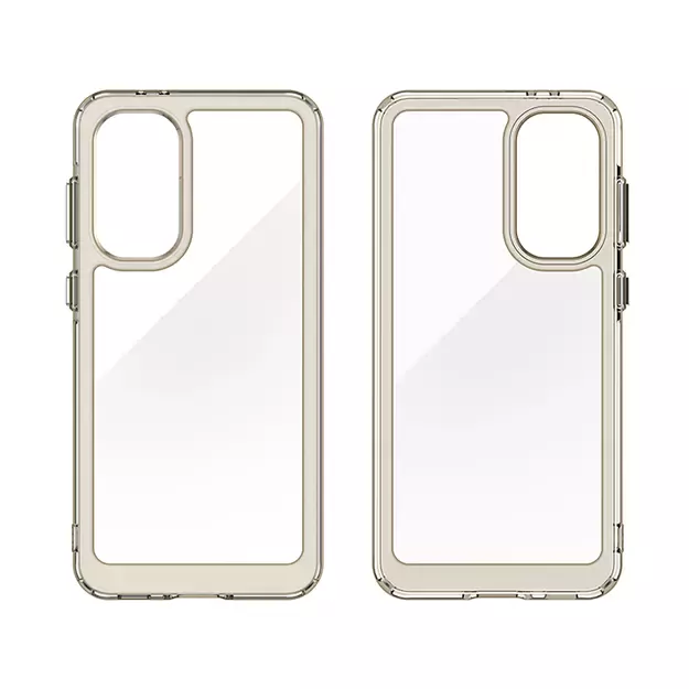 Outer Space Case for Samsung Galaxy A36 Cover with Flexible Frame - Semi-Transparent, Black 1