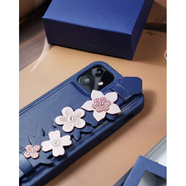 Kingxbar Sweet Series case decorated with original Swarovski crystals iPhone 12 Pro Max black 29