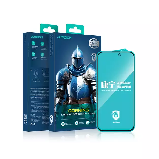 Joyroom JR-MKN0313 Corning Eyecare Tempered Glass for iPhone 15 Plus/16 Plus 4